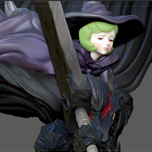 29.jpg BERSERK GUTS  schierke SCIERKE FANTASY ANIME SWORD CHARACTER