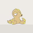 PokemonJohtoShinyOctillery-224-wall-art-frontal.png Pokemon Johto Shiny Octillery #224 Wall Art