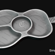 C.png Guitar Tray 3D STL Model designed for Aspire Vcarve Carveco Artcam