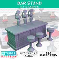 BarStand_MMF.png STL-Datei Bar-Ständer・3D-druckbare Vorlage zum herunterladen