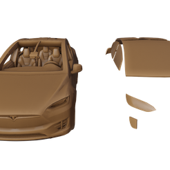 1.png STL file Tesla Model X・3D printable model to download