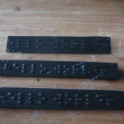 makerbot printed me braille today.jpg Fichier STL gratuit Braille !・Objet pour impression 3D à télécharger