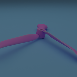 renderFrontV1.png Файл STL Пропеллер Zipline 5"・Дизайн 3D принтера для загрузки