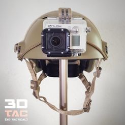 3DTAC_Covers_GoPro_FDE_3.jpg STL-Datei 3DTAC / GoPro NVG Airsoft Helmet Mount・3D-druckbare Vorlage zum herunterladen