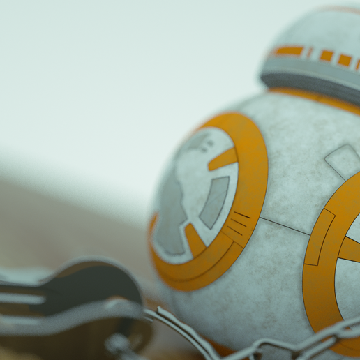ThePrint3DBoy_BB8_Keychain0001.png Star Wars - BB8 Keychain