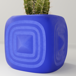 pot-86-(7).png STL file plant pot holder 86・Template to download and 3D print
