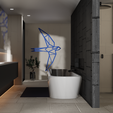 bathroom.png Swallow low poly / Low poly swallow