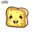 330_cutter.png SLICE OF TOAST BREAD COOKIE CUTTER MOLD