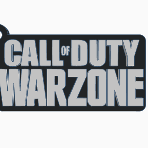 Download file CALL OF DUTY WARZONE Key Ring • Template to 3D print ・ Cults