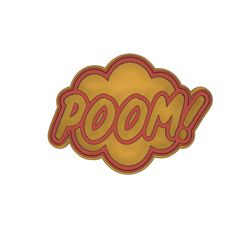 POOM.jpg EMPORTE-PIÈCE COOKIE CUTTERS BULLE BD POOM !