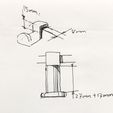 Headphone hanger sketch.jpg Headphone holder for office desk divider