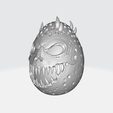 3.png Easter Monster Egg Skull Mask 3D Print – Spooky Bunny Horror Decor – Gothic Egg Sculpture
