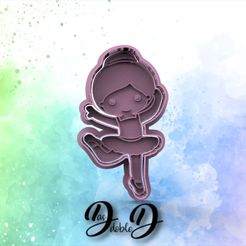bailarina.jpg STL file Ballerina Cutter・3D printing idea to download