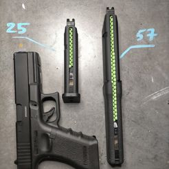 126200630_3263592223768269_3903787967462978356_n.jpg STL file Long mag Glock 17-18-19-26 We/KJW/Elite Force・3D printer model to download