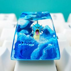 gyarados3.jpg STL file resin keycap pokemon gyarados・3D printer design to download
