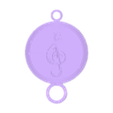 treble_connector.stl STL file Mini Grand Piano Music Treble Clef Clip-on or Dangle Earrings・3D printable model to download