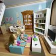 IMG_3627.jpg 🛋️ Ultimate Living Room Complete Furniture Set for 15cm Barbies