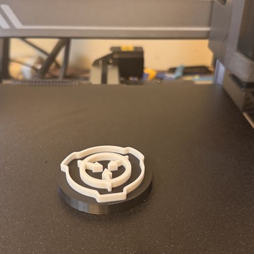 📱 SCP Foundation Logo・ STL File for 3D printing・Cults
