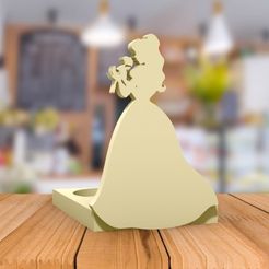 portavela-bella.jpg STL file Beauty Candle Holder・3D printer model to download