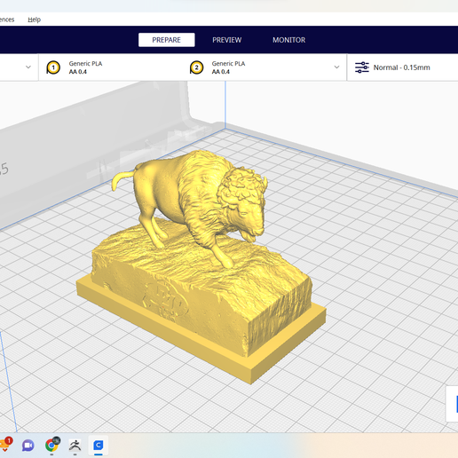 Screenshot-2023-12-10-093323.png NCAA - 科罗拉多水牛橄榄球吉祥物雕像 - 3d 打印