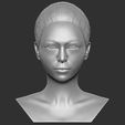 1.jpg Beautiful asian woman bust for full color 3D printing TYPE 10