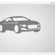 15.3-3d-viewer.jpg STL Bentley coupe, CAR KEYCHAIN, AUTO PENDANT, CAR Shape
