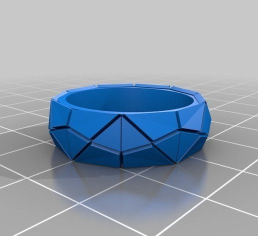 Lowpoly Pad Ring