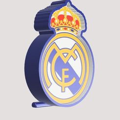 Descargar archivo STL gratis Llavero del Real Madrid 🎨・Modelo para la  impresora 3D・Cults