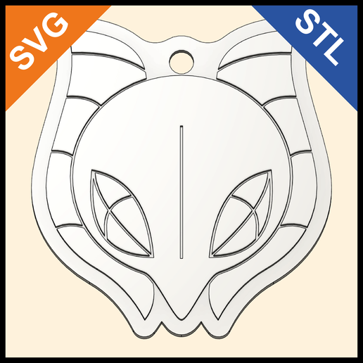 Volcarona Keychain – Shuffle-Style Pokémon – STL & SVG
