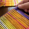 IMG_2065.jpeg Pocket Loom Weaving Kit 4"x4" 8-dent