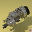 Hoonicorn_Sadev_4.jpg STL file FORD MUSTANG HOONICORN - GEARBOX・3D print design to download