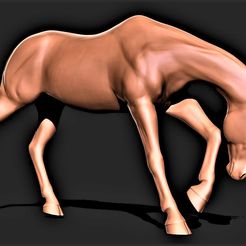 0.jpg STL file Horse 036・3D printing design to download, Thorse