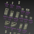 wc.png Architecture Interior Mega Pack 353 STL Models Furniture Miniature Scale 1:50 Diorama Design Dollhouse Kitbash Bundle OBJ 3MF Assets