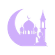 file (33).stl Morning mosque,man prayer time,svg, STL file