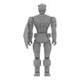 back.jpg Captain America - ARTICULATED POSEABLE ACTION FIGURE 100mm