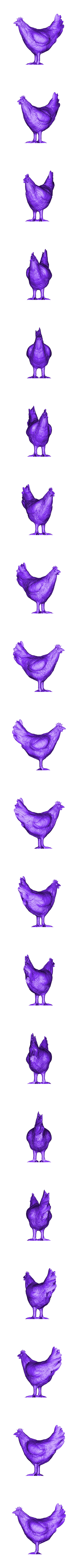 poule.stl The golden egg hen