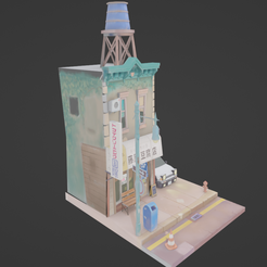 P1.png Fichier STL Boutique japonaise・Modèle à télécharger et à imprimer en 3D