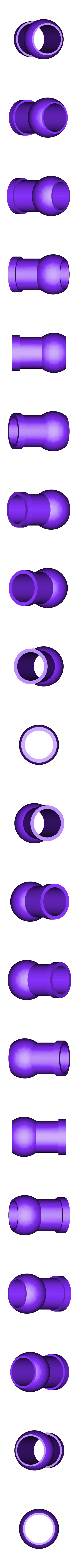 MRH-Spherical201.stl Main-Rotor-Head, for Helicopter, Fully Articulated Type