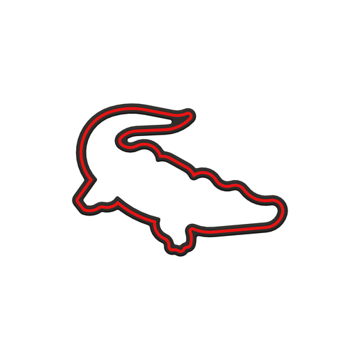 Alligator Cookie Cutter STL File - 4 inches