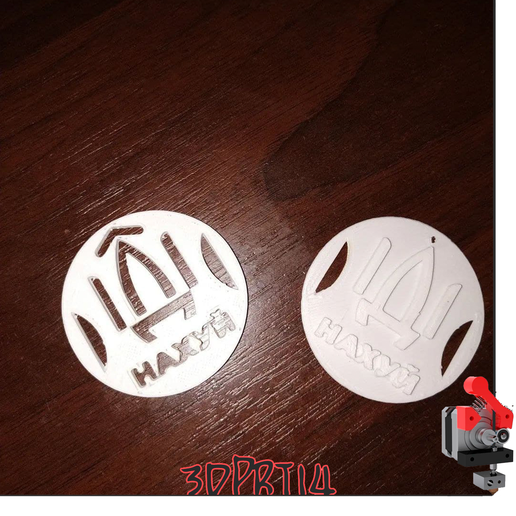 Medallion of ukraine 3D model