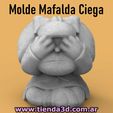mafalda-ciega.jpg Blind Mafalda Flowerpot Mold