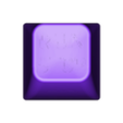 Taste_3_Reihe_RUN-STOP.stl Commodore C64 keys/keycaps with labeling complete version 2