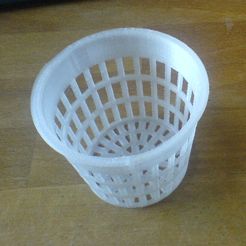 1.JPG Free STL file Parametric Net Pot / Net Cup for Hydroponics / Aeroponics / Fogponics・3D printable model to download