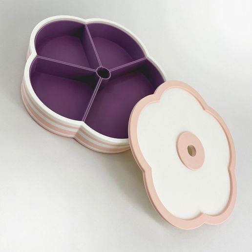 printable_objects_ume_containers_L40_05.jpg Contenedores Apilables Flor de Cerezo Con Tapa y Separadores