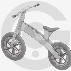 noname.png Archivo STL Bicicleta de equilibrio de madera 01・Objeto imprimible en 3D para descargar