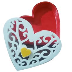 Heart-Box-1.jpg Archivo STL gratis Caja Corazón・Modelo para descargar y imprimir en 3D