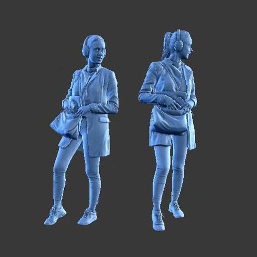 CHARACTER FIGURE GIRL W17 3D model