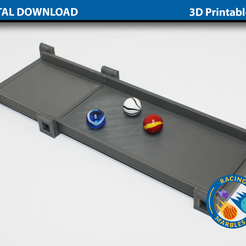with-header.png 3D file Straight Tracks for Marble Sports Racing System - A Modular Marble Racetrack Toy - STEM Toy・3D printable design to download
