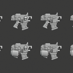 Bolt_Pistols.png Fichier STL gratuit Pistolet à rivet pour premier-né・Design à télécharger et à imprimer en 3D