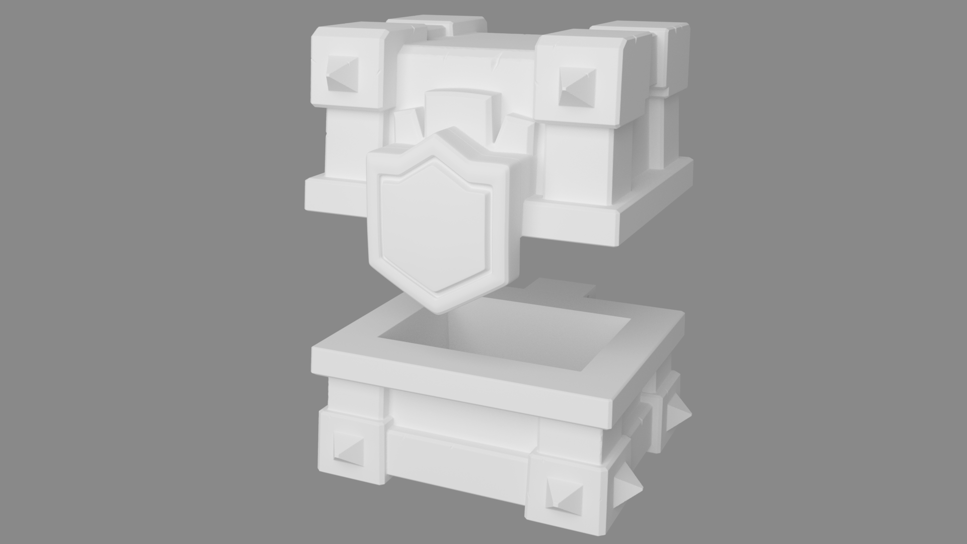 Download STL file Clan chest in Clash Royale • 3D printer model ・ Cults